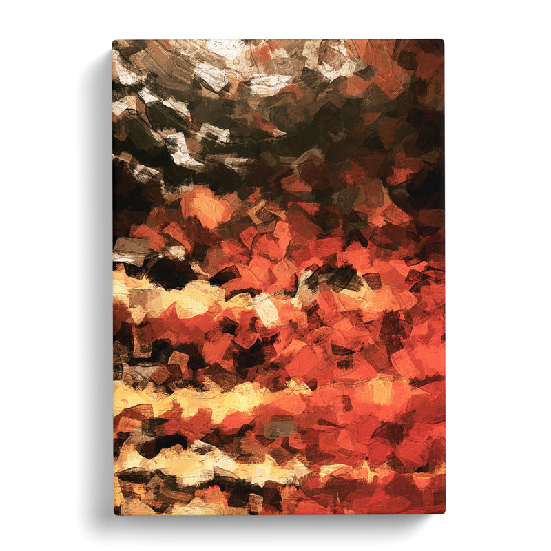 By The Forest Edge Abstract - Wrapped Canvas, 60cm H x 40cm W x 3cm D