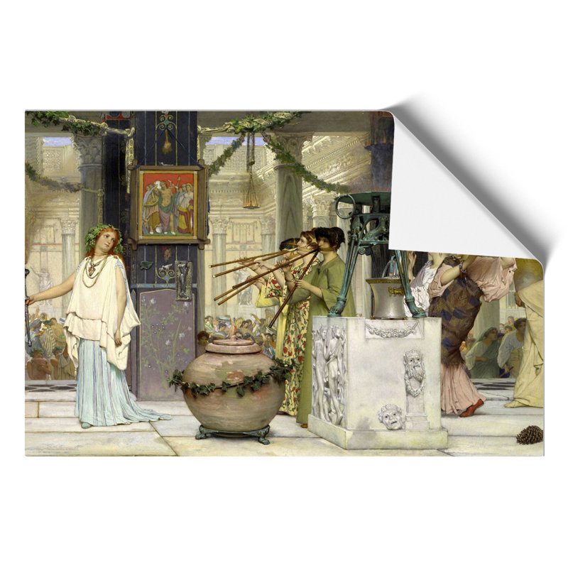 The Vintage Festival by Lawrence Alma Tadema - Frameless Print, 21cm H x 30cm W x 0.1cm D
