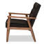 Faux Leather Armchair-20239006