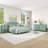 2 Drawer Side Table, American Style, End Table, Suitable For Bedroom, Living Room, Study