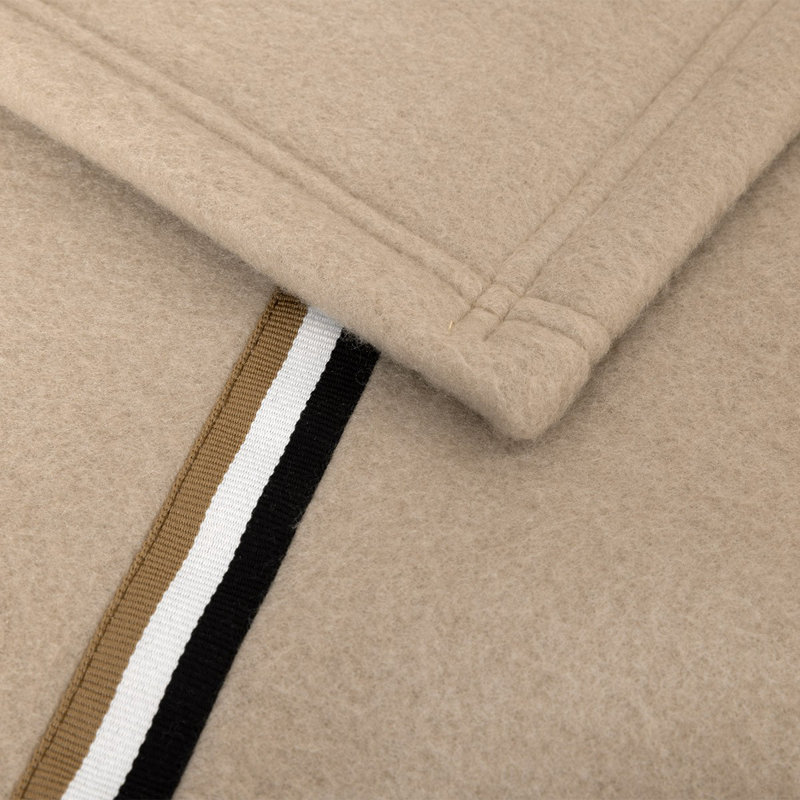 B Linea Throw Blanket, Beige