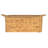 Clarabel Rectangular Handwoven Water Hyacinth and Seagrass Basket with Handles, Natural