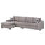 Canapé modulaire en L Birkley, taupe (LHF)-2074573224-2074573229