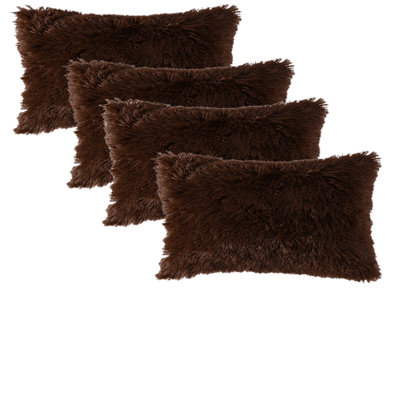 Faux Fur Pattern Faux Fur Throw Pillow