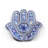 Dipper Handcrafted Bohemian Hamsa Ceramic Dipping and Serving Set - Versatile Mediterranean Decor-69957974-69957975