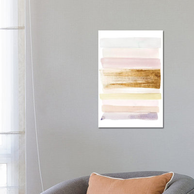 Pastel Sweep II by Grace Popp - Wrapped Canvas Painting