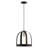 Fellers 1 - Light Textured Black Single Pendant-1951672982