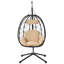 Fauteuil à œufs avec support Balancelle d'extérieur pour l'extérieur en osier-1125645203
