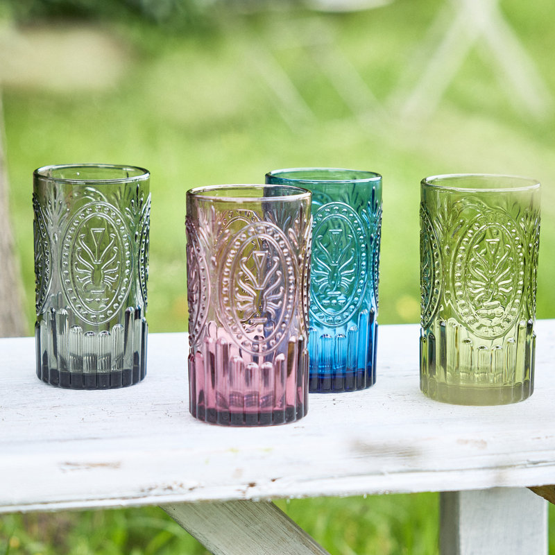 Diane Drinking Glass Set, 16.60" H