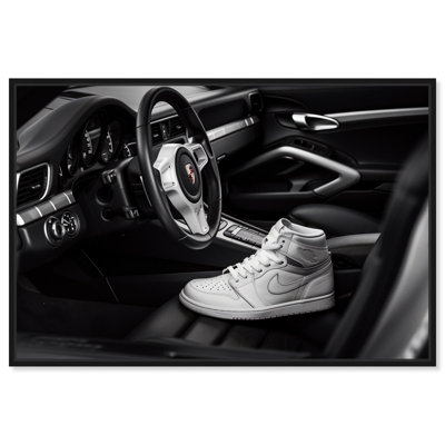 Sports Car Sneaker Canvas Sneaker Art Prints by Notoriart