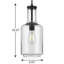 Luminaire suspendu cylindrique à 1 lumière Longmeadow-340682578