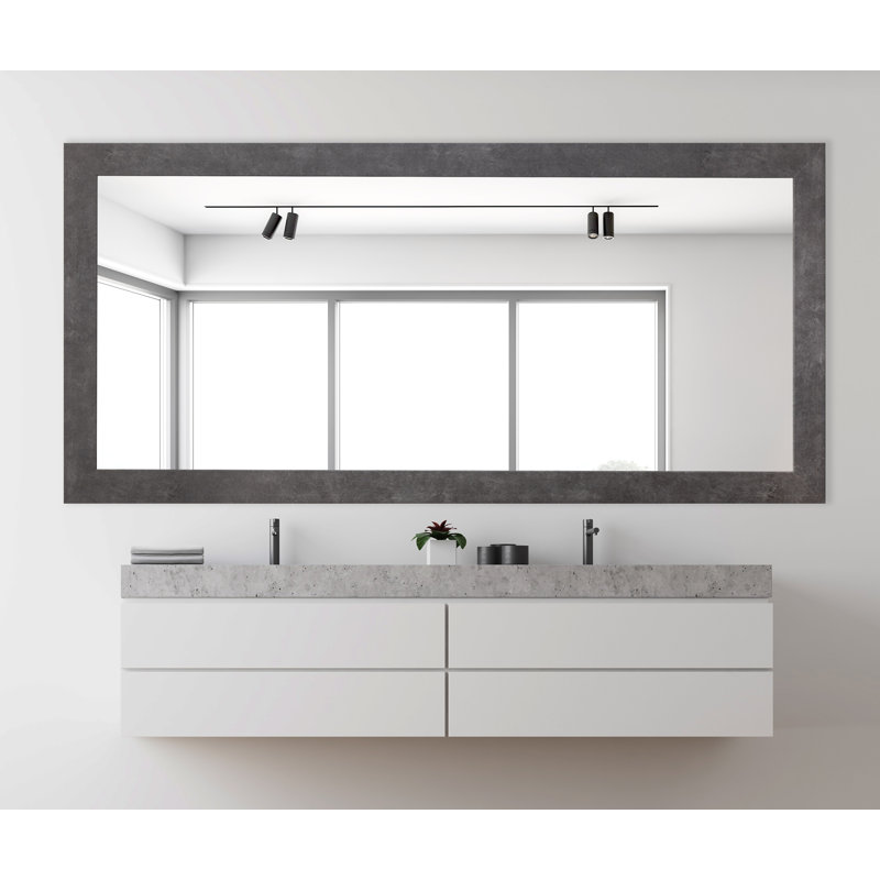 Kozan Engineered Wood Flat Wall Mirror, 31.5 x 53.5