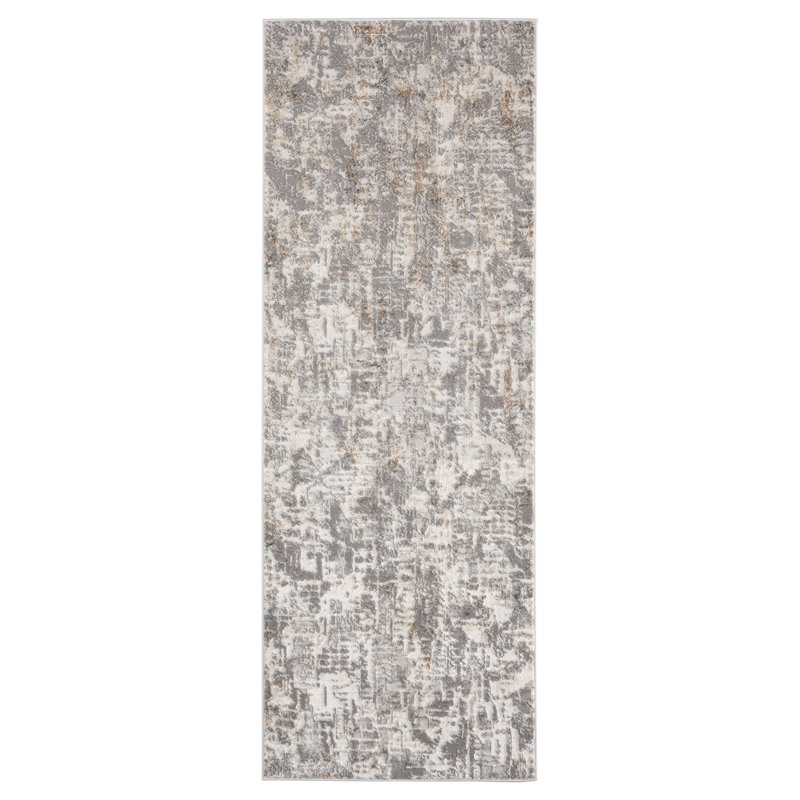 Abstract Indoor Rug, Runner 2'7" x 7'4"