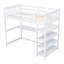 Lit mezzanine avec tablettes de rangement et bureau sous le lit-1231615554-1231615565