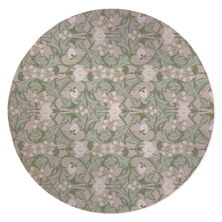 Ogee Leaf Outdoor Rug