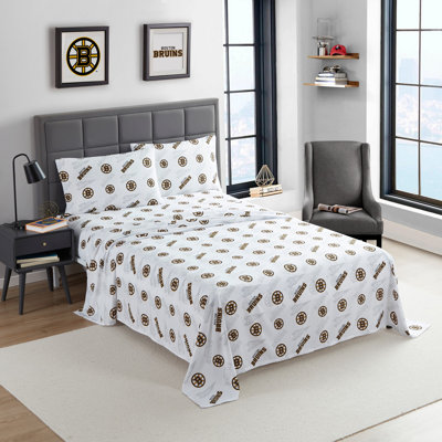 Ensembles de draps NHL par Sweet Home Collection, Boston Bruins - Grand