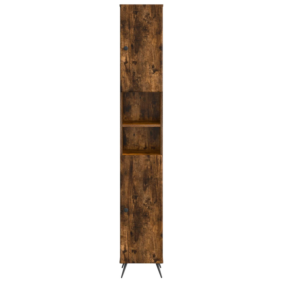 Bathroom Cabinet with Open Shelf BREDA Engineered Wood Storage Modern