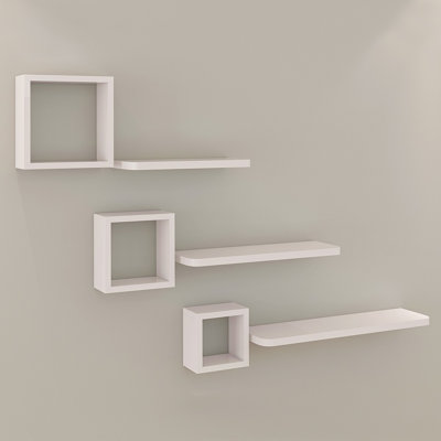 Bezu 6 Piece Floating Shelf Set