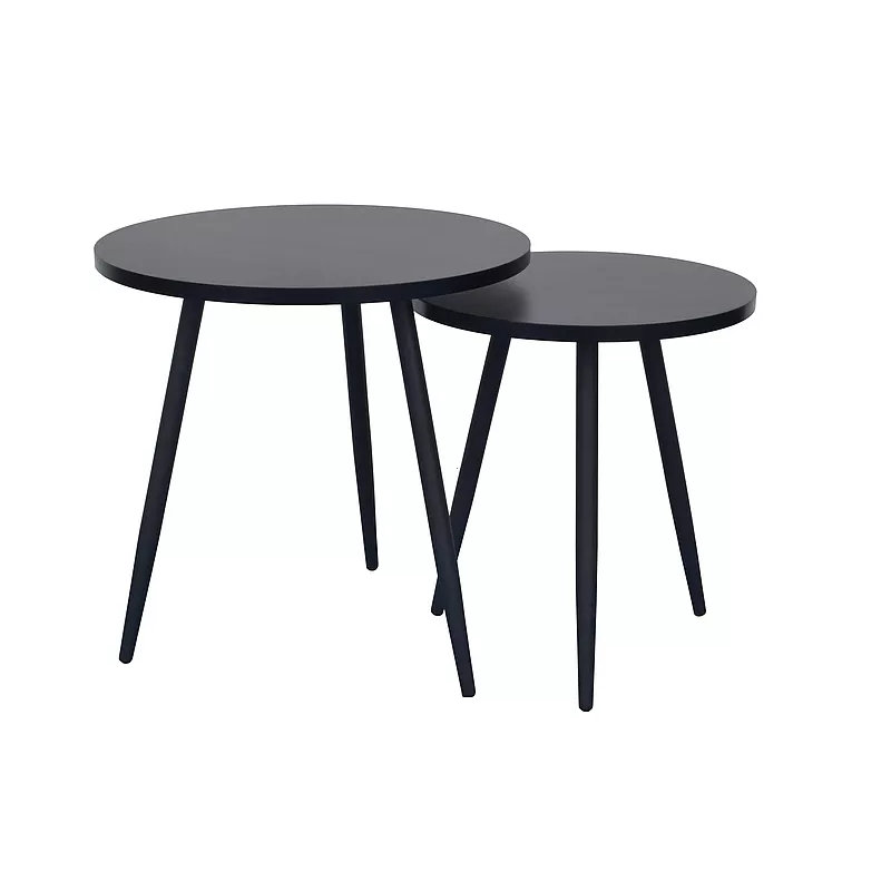 Leachville Nesting Tables, Black