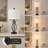 Ania 24.6” Modern Glam Metal 3-Way Dimmable Table Lamp Set with USB Type-C Ports and White Shade-132422026-131530246