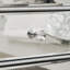 Buffet à trois tiroirs avec finition miroir de perles, buffet
