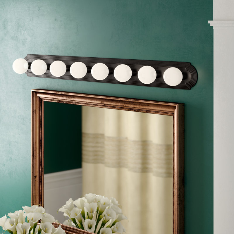 Corina 8 - Light Dimmable Vanity Light, 100 Watt, Old Bronze