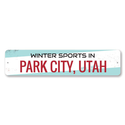Plaque en aluminium pour sports d'hiver