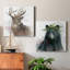 Winter Wonderland Deer - ensemble de 2 reproductions sur toiles tendues-1453721586