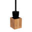 Porte-brosse de toilette en bois 13,8 po