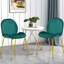 Fauteuil d'appoint en velours-1015743377