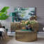 Lampe de table - Cuir