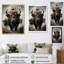 «Bison Guardians Of The», reproduction d'art sur toile-850884568-850884572