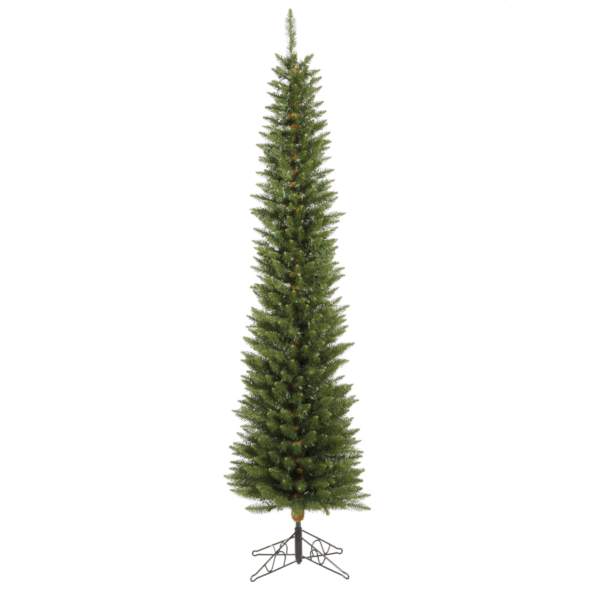 Durham Pole Pine Artificial Christmas Tree, Unlit, 7.5' H