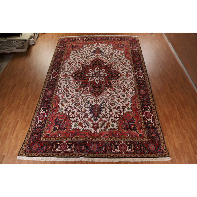 One-of-a-Kind Rectangle 12'4'' X 19'1'' New Age Wool Area Rug in