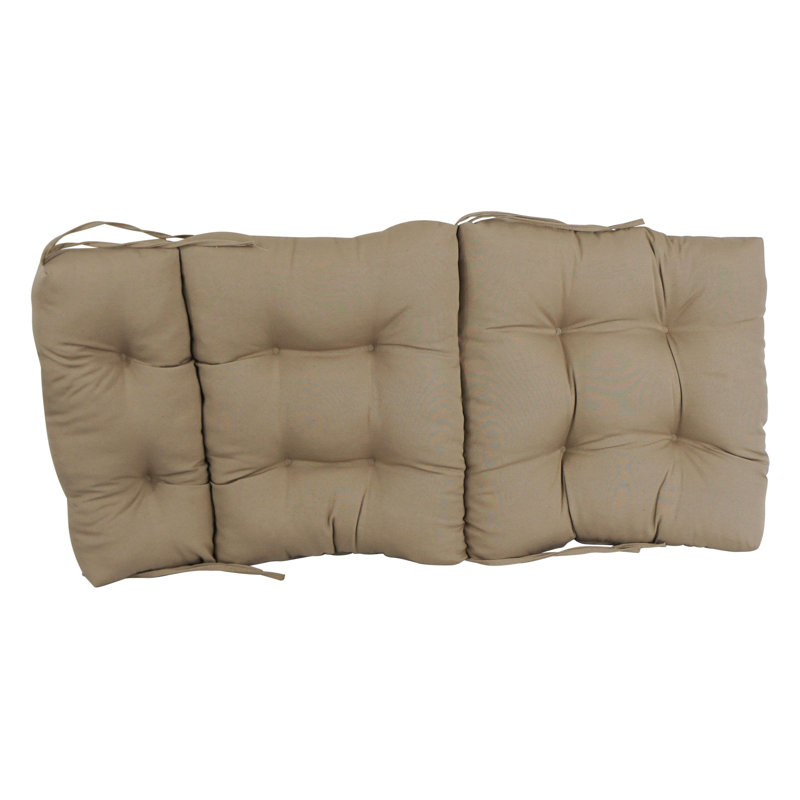 Coussin de siège / dossier en sergé pour l'intérieur, l 22 po x P 45 po, Caramel