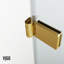 Porte de baignoire sans cadre à charnières l 34 po x H 57,38 po Orion-99084373