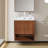 Wall Mount Vanity Cabinet Open Storage Oak L 24 in x H 24.8 in x D 19.7 in-1123488225