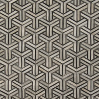 Cowhide Geometric Indoor Rug