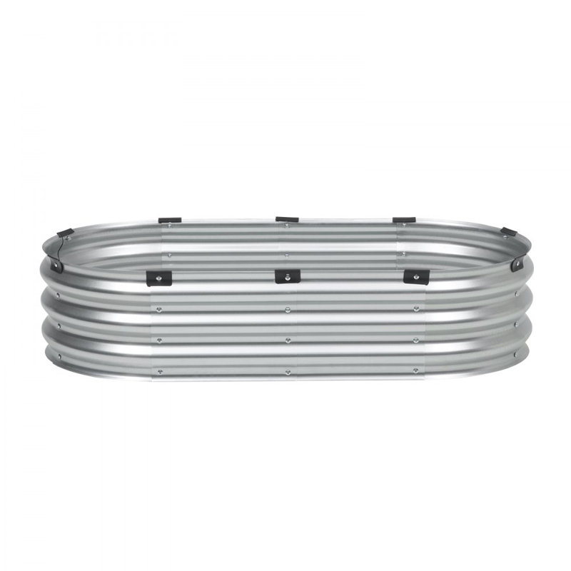 Self-Watering Metal Raised Garden Bed, 27.1cm H x 119.5cm W x 58.5cm D