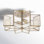 Putnam 2 Light Glass Semi Flush Mount