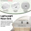 Ensemble de meuble-lavabo simple autoportant 48 po avec résine-1606591334