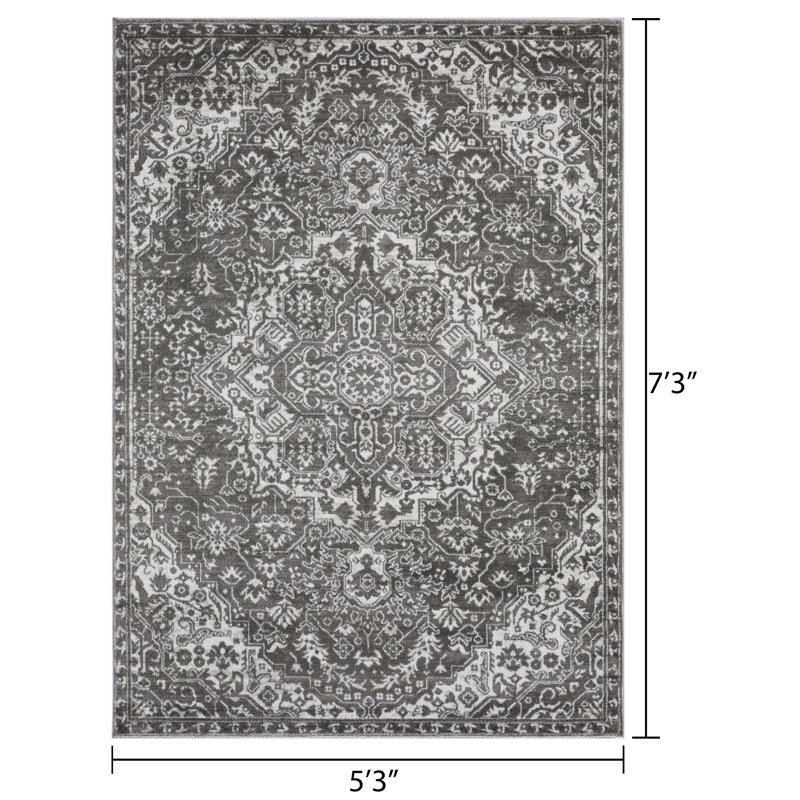 Ragheb Oriental Indoor Rug, Rectangle 5'3" x 7'3"