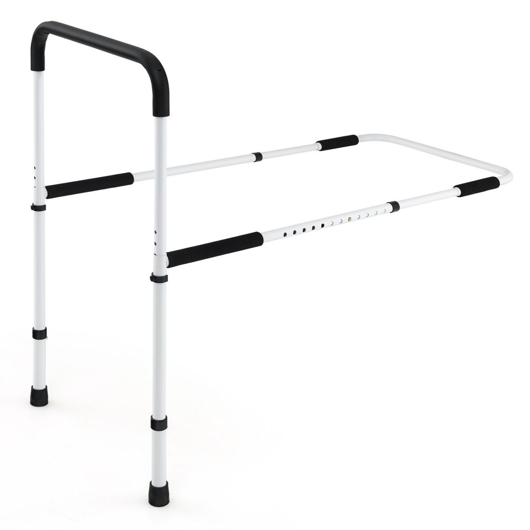 Bed Assist Rail Adjustable Bedside Standing Bar Fall Prevention Safety Hand Bar