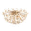 Corfu Semi Flush in Ivory Coco
