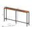 Rustic Console Table With Charging Station Narrow Sofa Table Behind Couch Table With Outlets And USB Ports-1657016229-1657939747