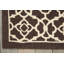 Tapis noyer à motif géométrique Piara-602793281
