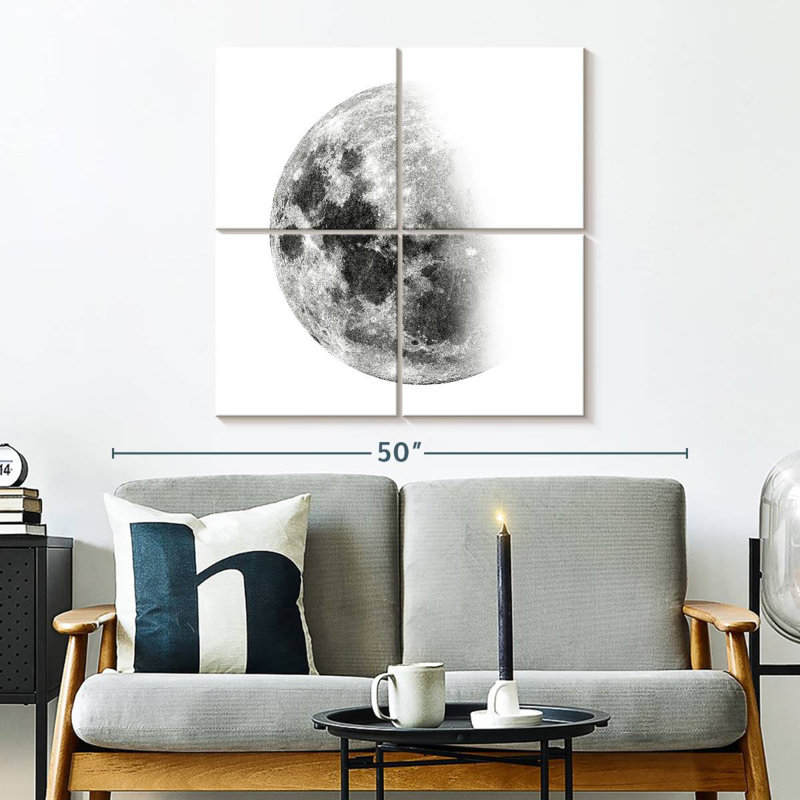 Oberle Moon Waning I, 32" H x 32" W