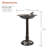 Henton Plastic/Acrylic Fountain Birdbath