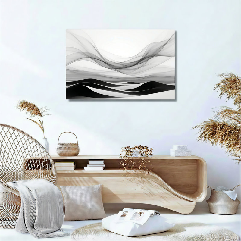 Ensemble de 1 tableau sur toile « Vagues », H 36 po x l 48 po, Wrapped Canvas