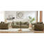 Lin moderne pour le salon, 3 + 1, structure en bois, 7 meubles d'appartements avec coussins, 5